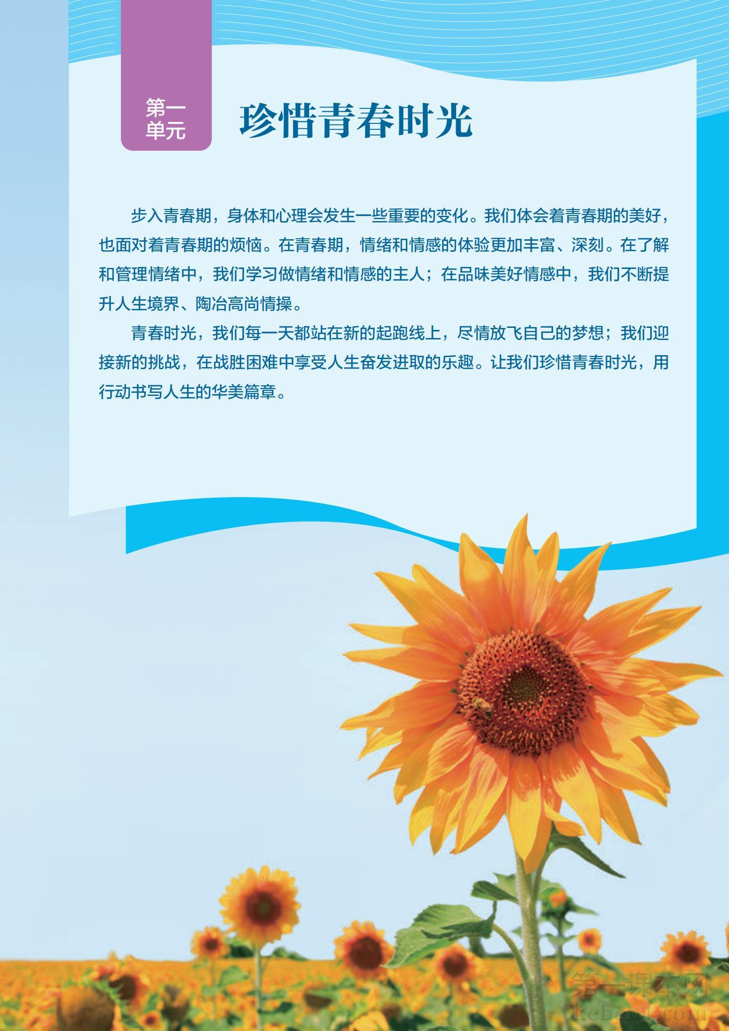 七年级道法下册课本图片