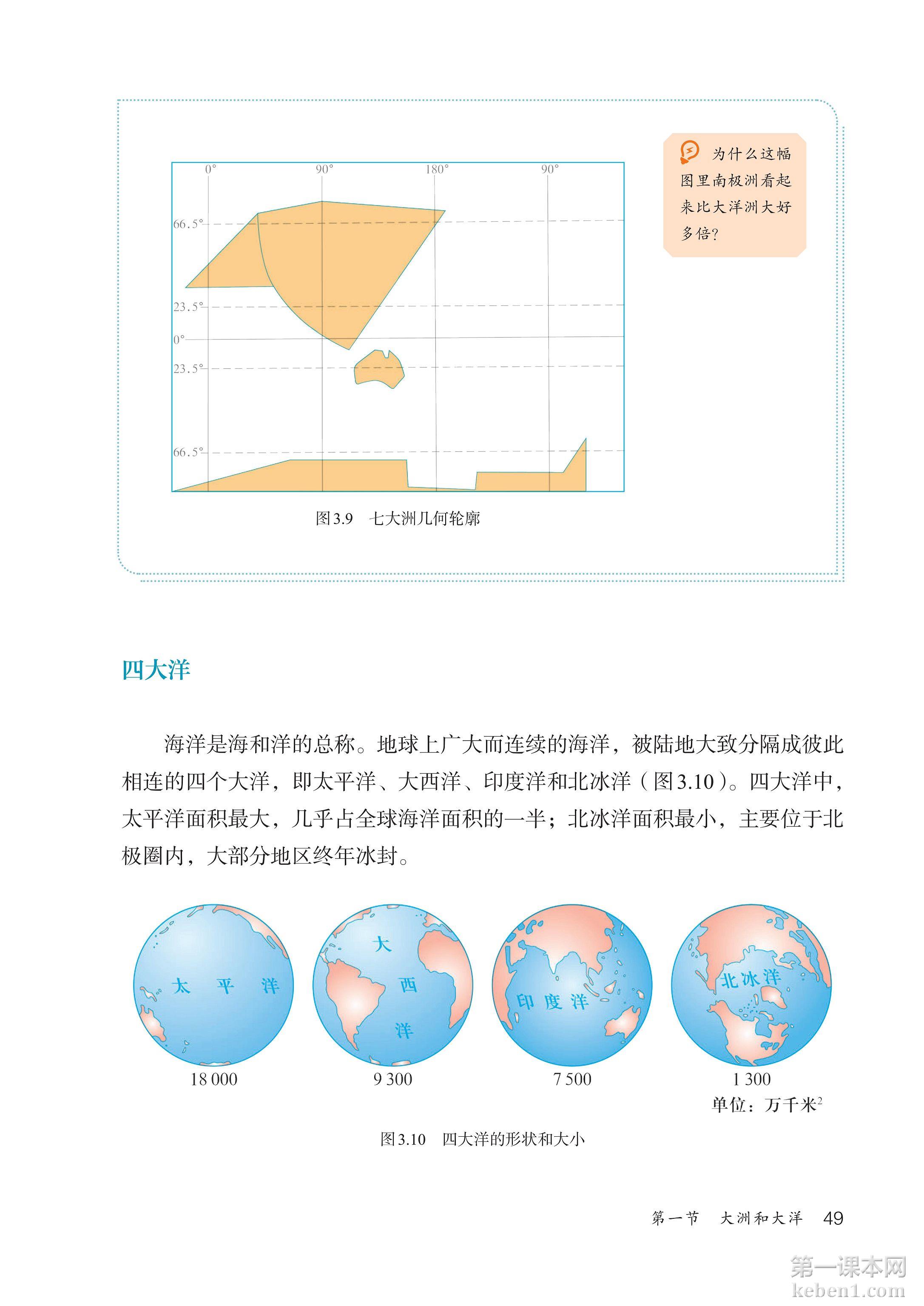 七年级地理上册人教版课本图片