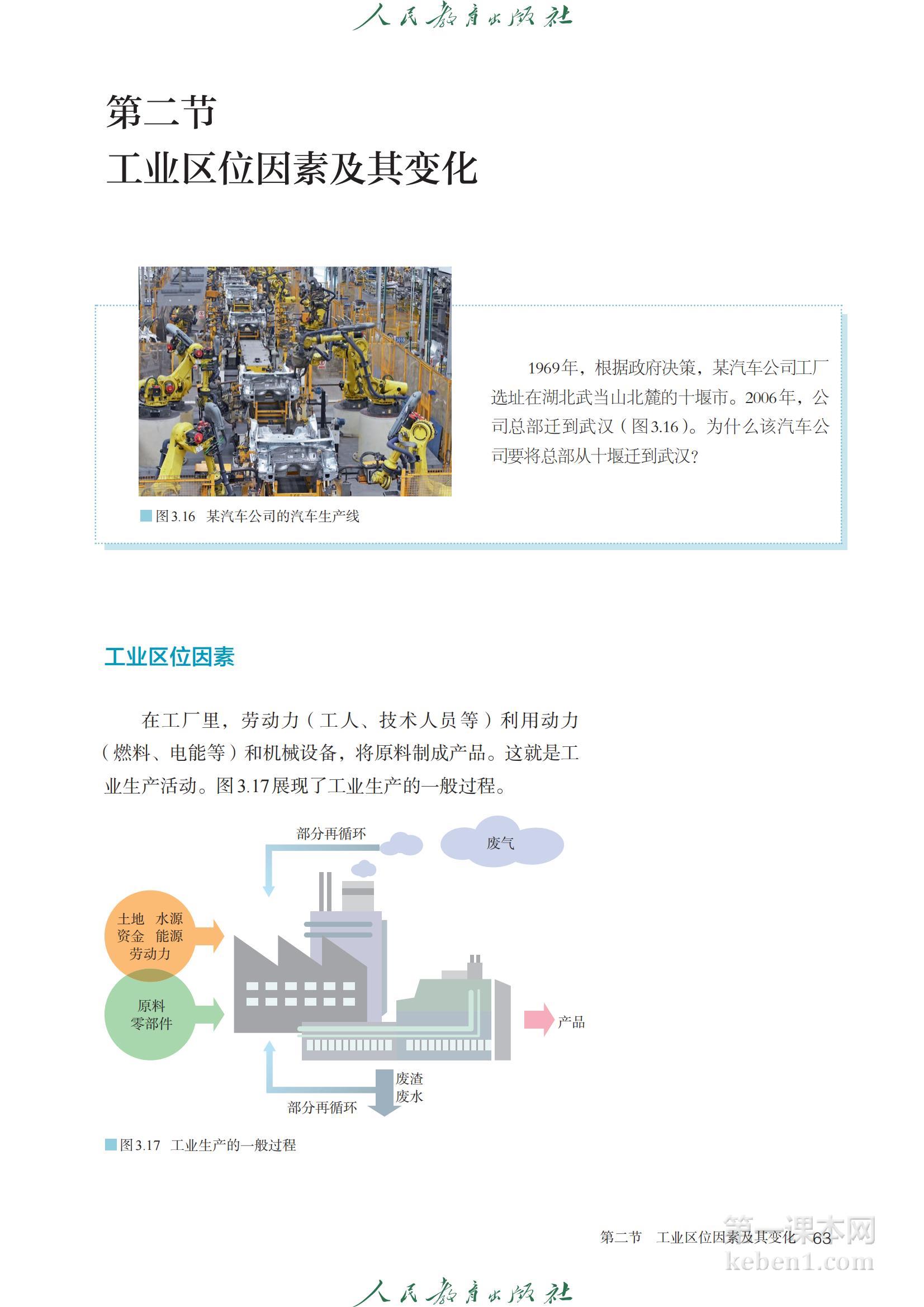 高中地理必修第二册课本图片