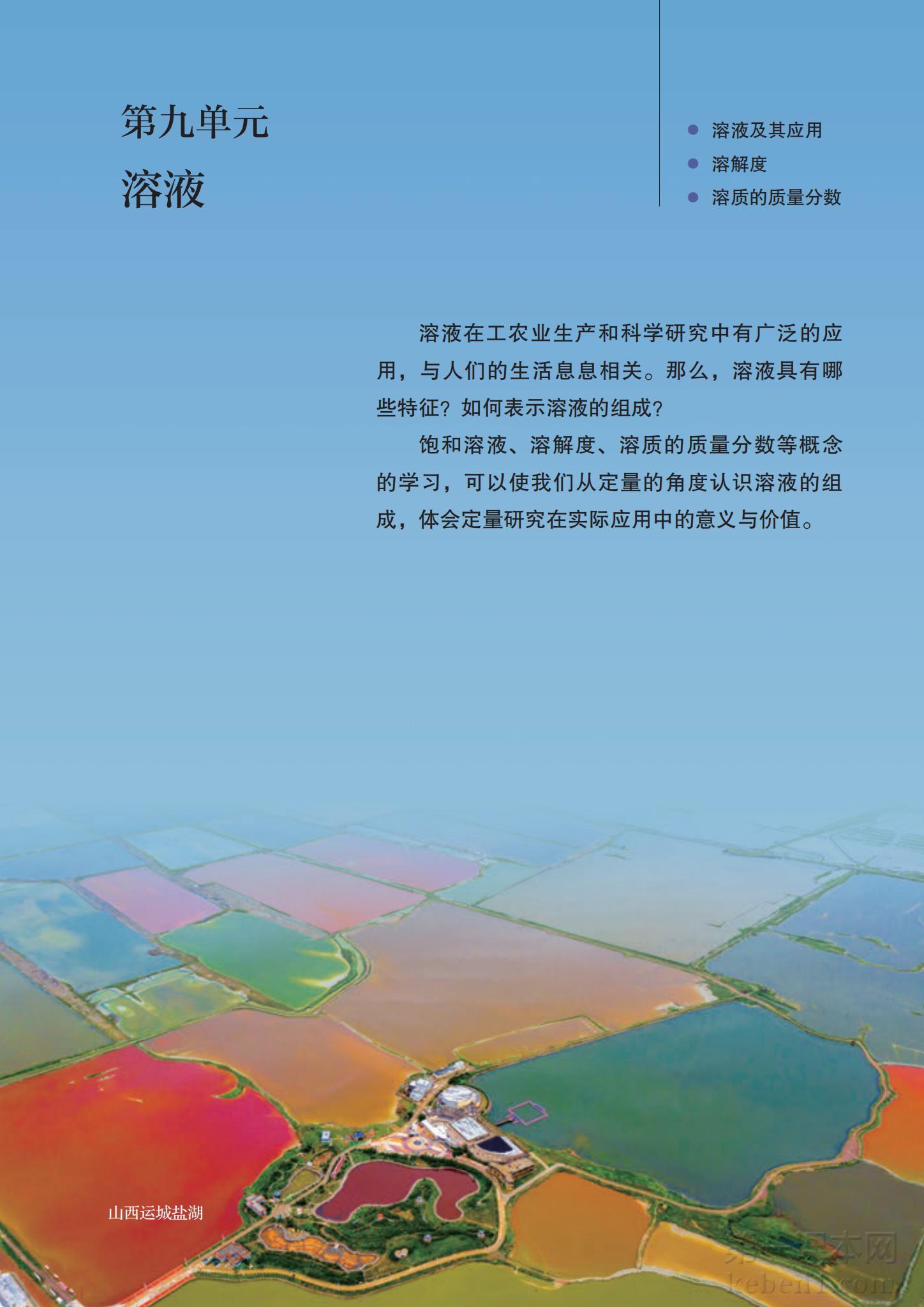 九年级化学下册人教版课本图片