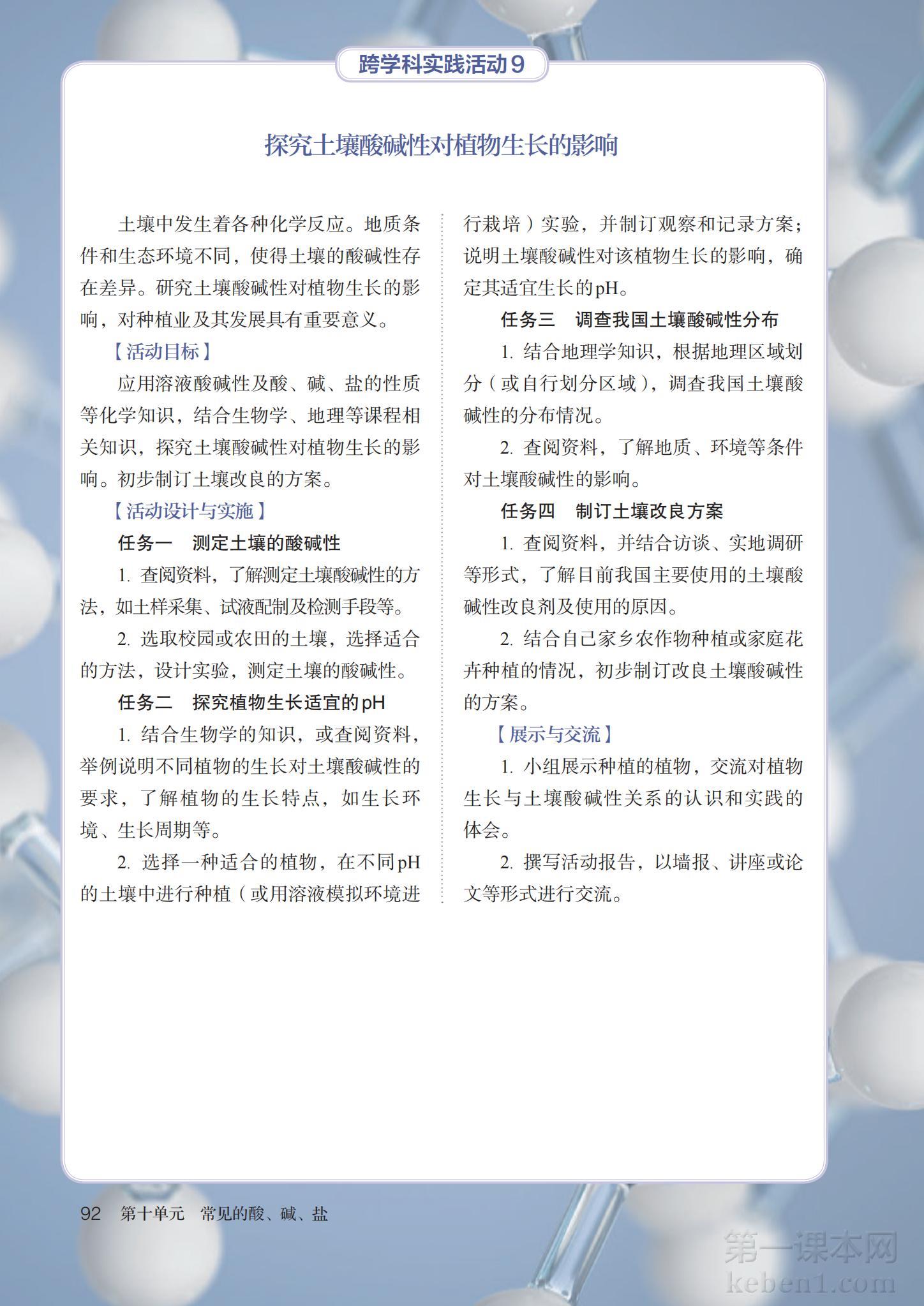 九年级化学下册人教版课本图片