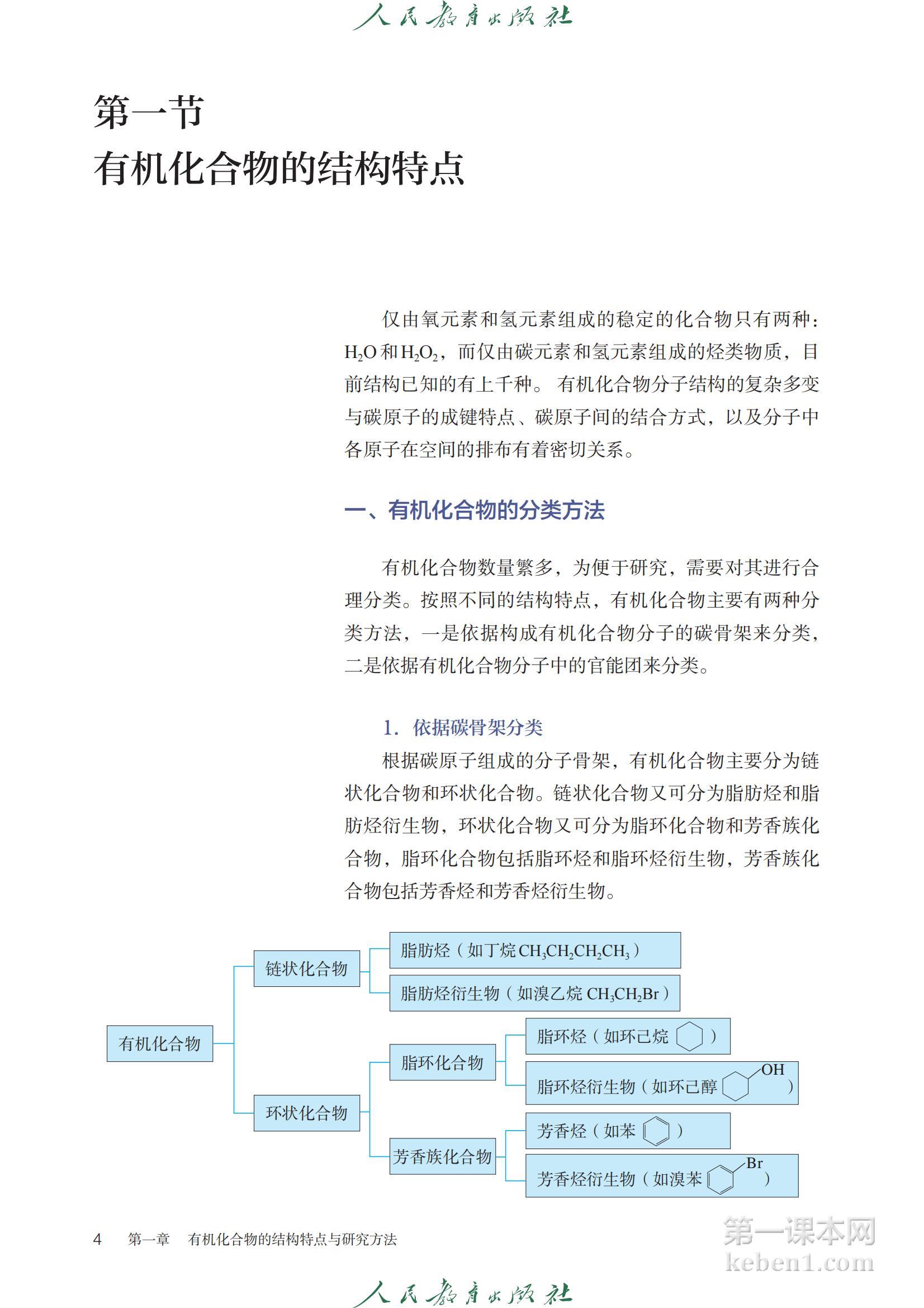 高中化学选修3人教版课本图片