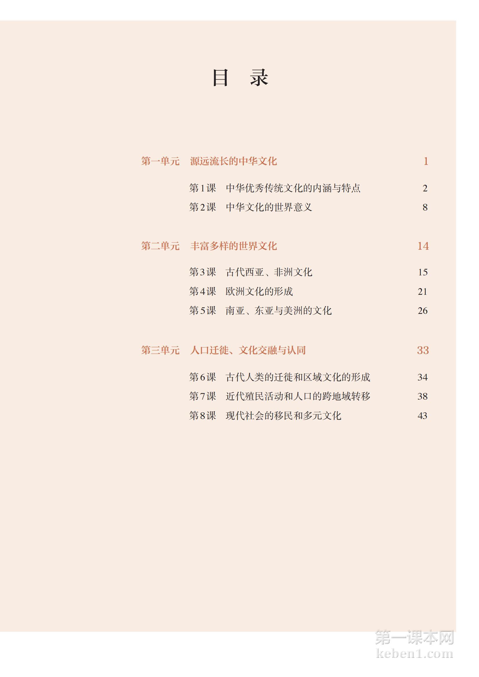 高中历史选修3课本图片