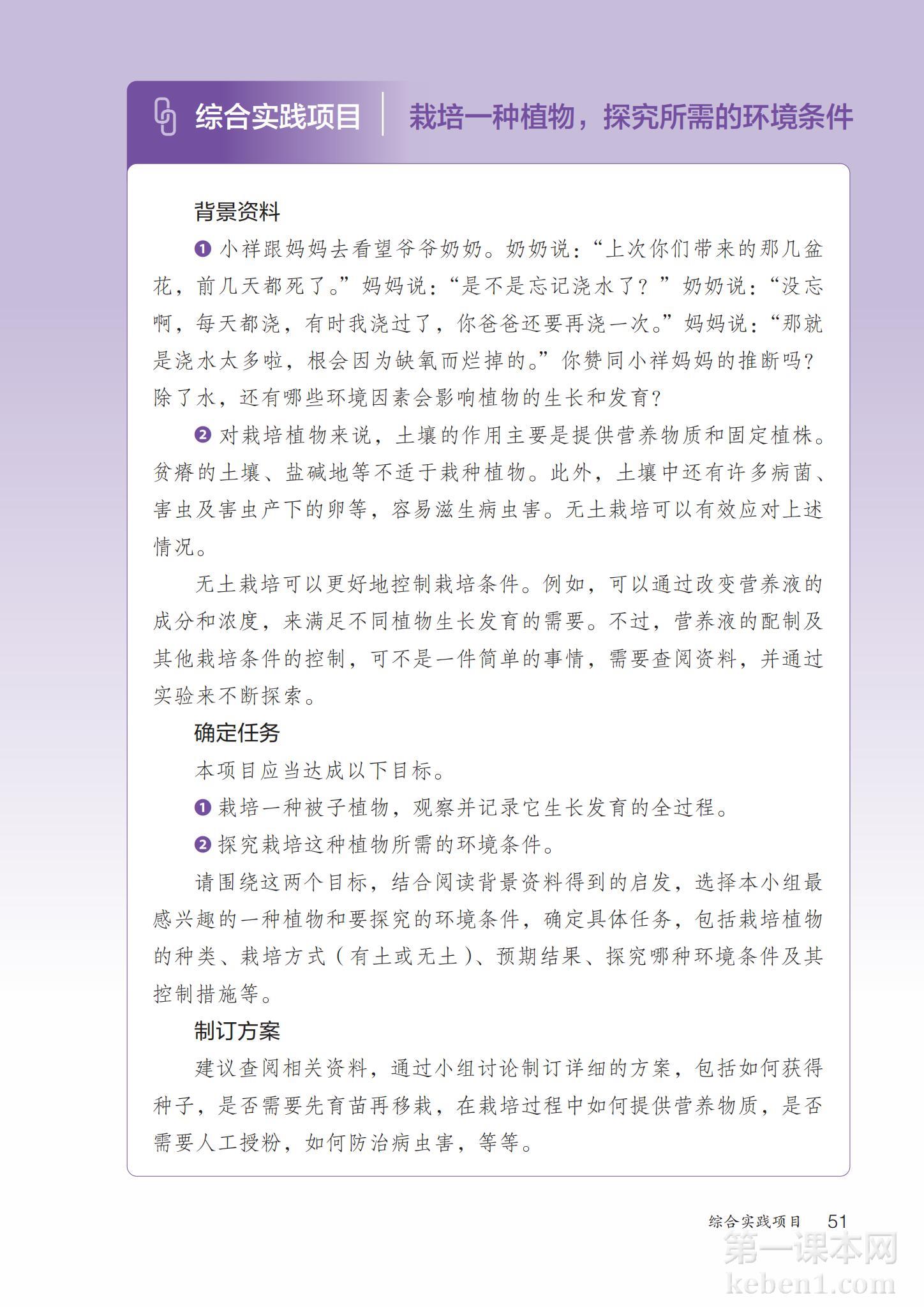 七年级生物下册人教版课本图片