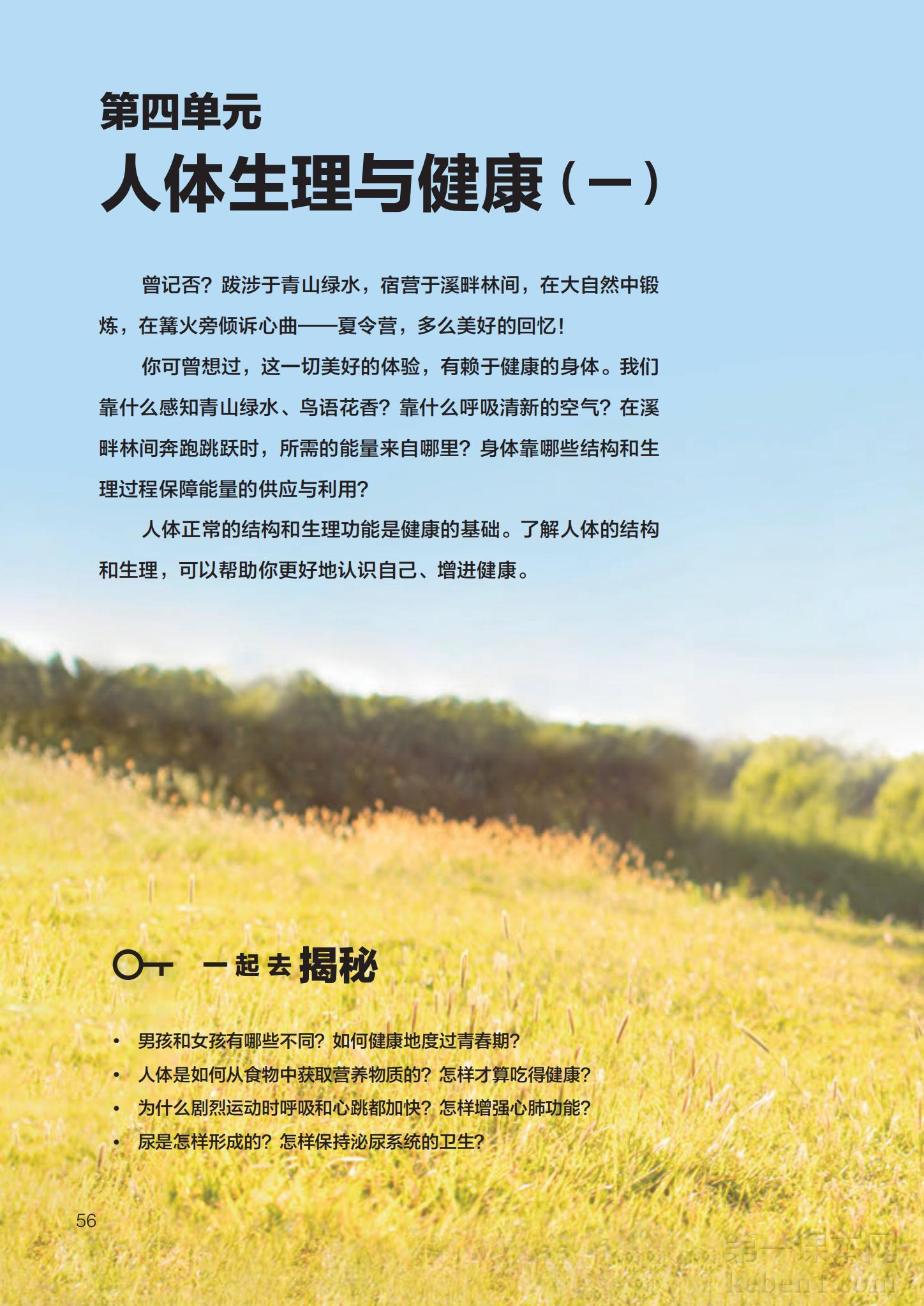 七年级生物下册人教版课本图片