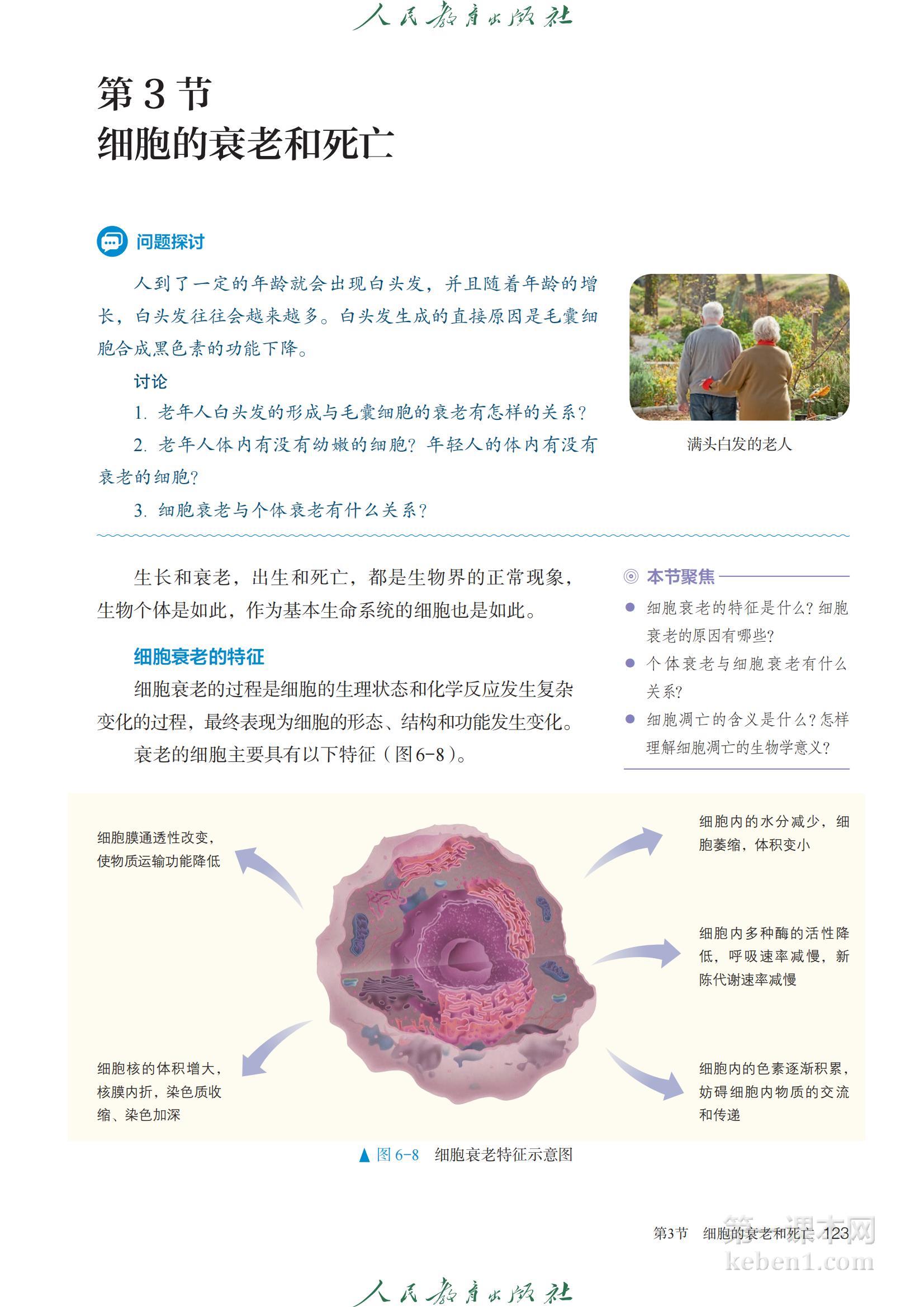 高中生物必修1人教版课本图片