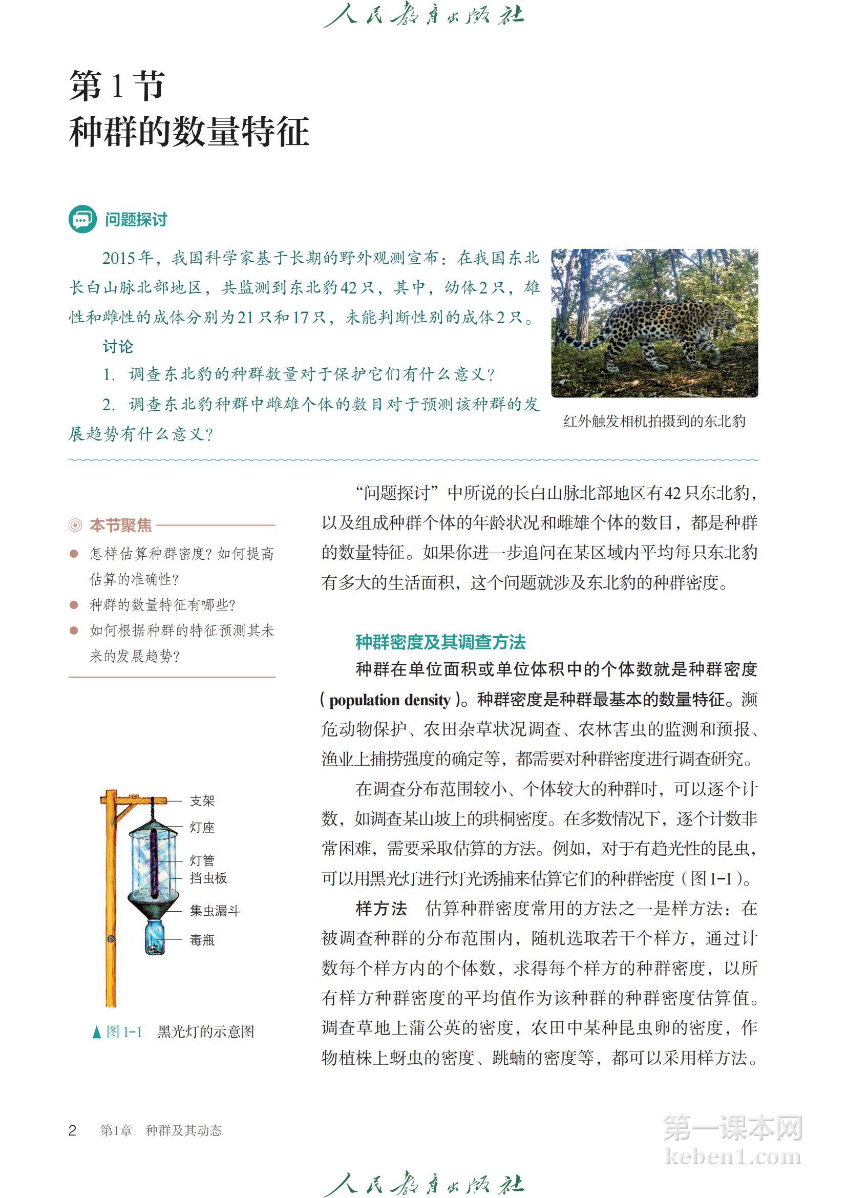 高中生物选修2人教版课本图片
