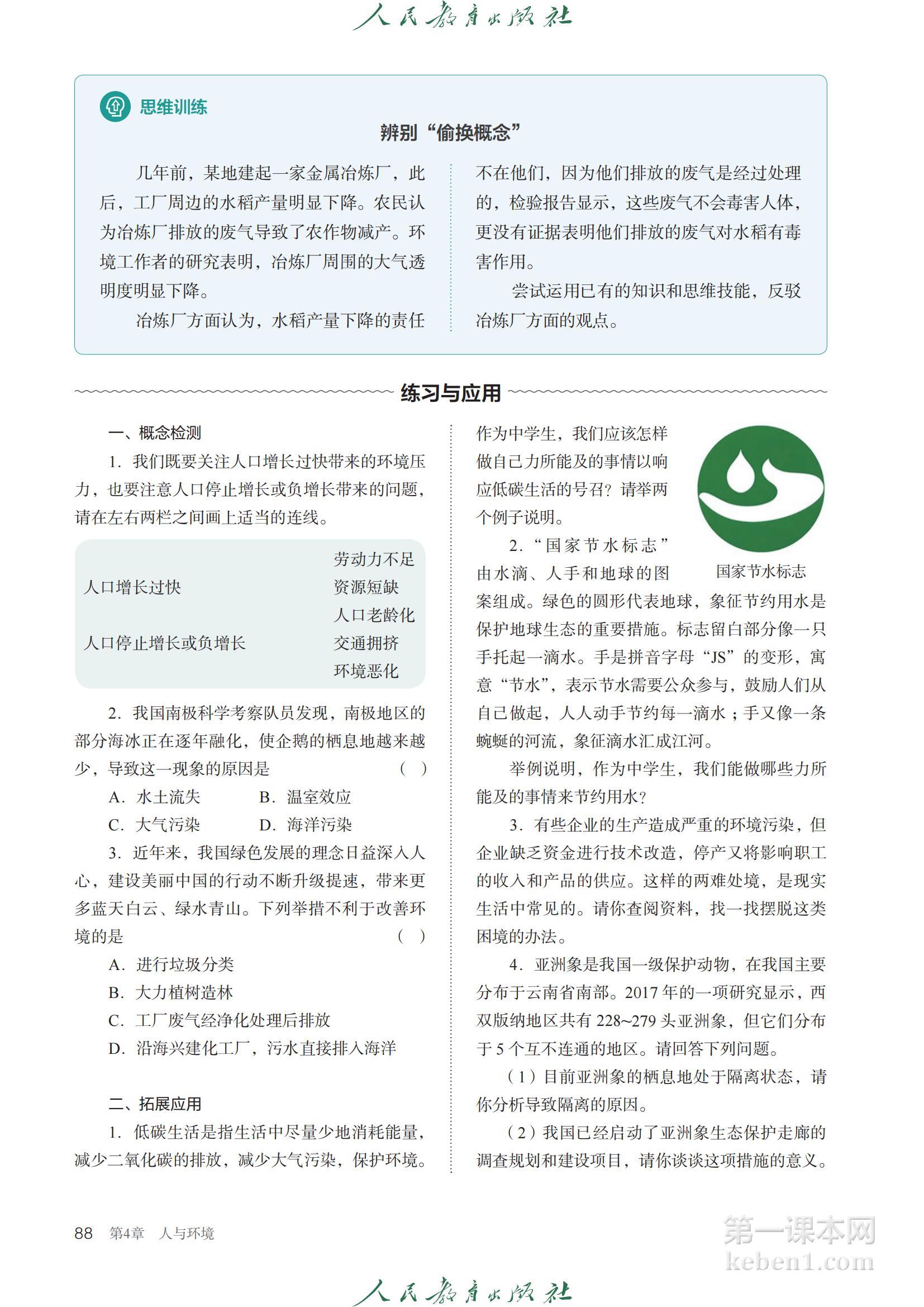高中生物选修2人教版课本图片