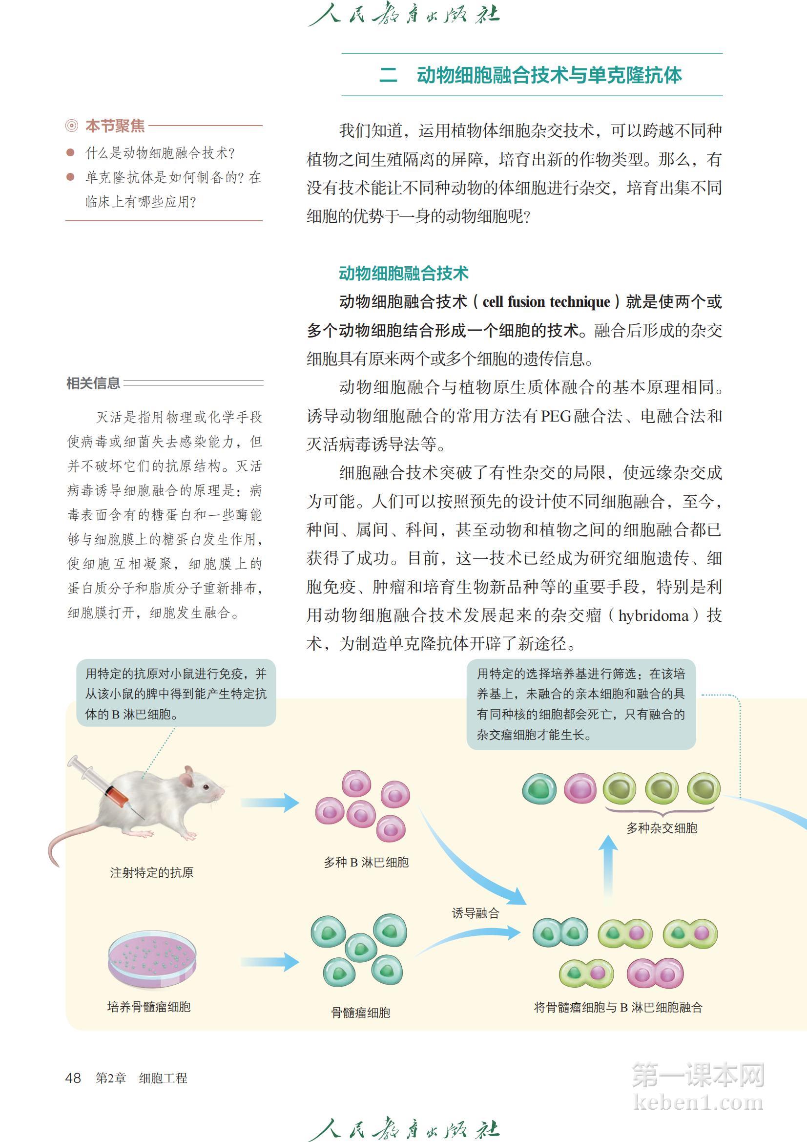 高中生物选修3人教版课本图片