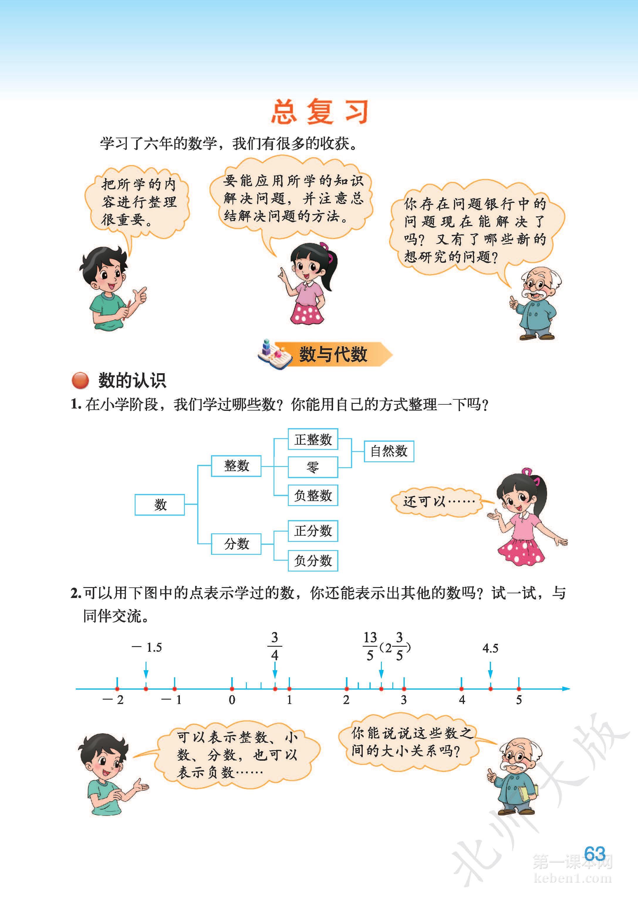 六年级北师大版数学下册电子课本