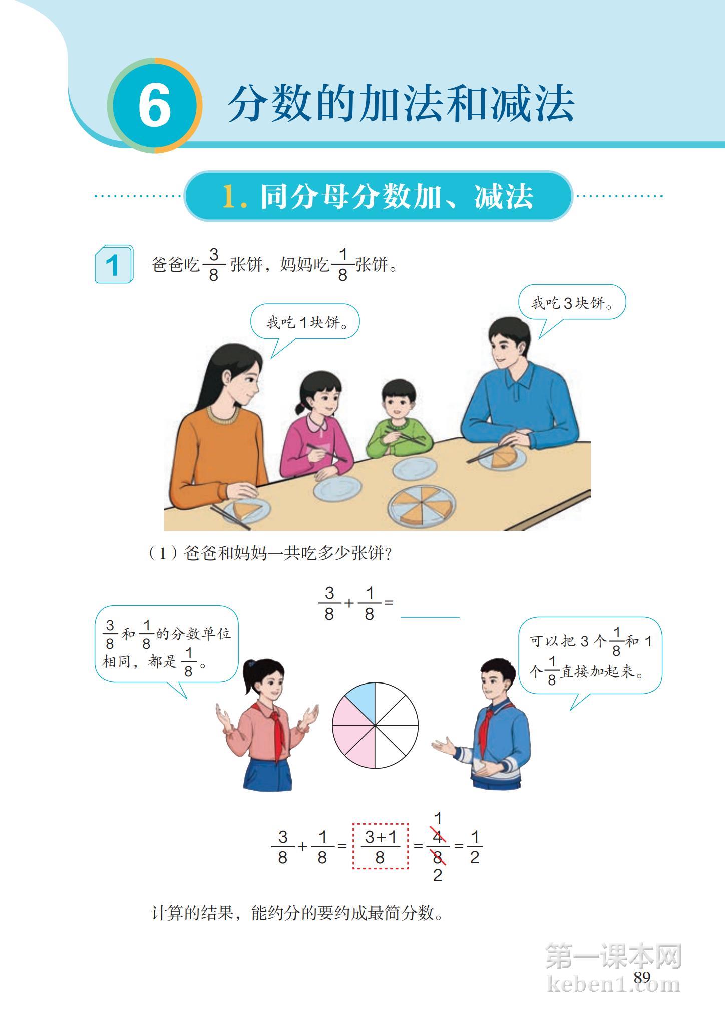 五年级人教版数学下册电子课本