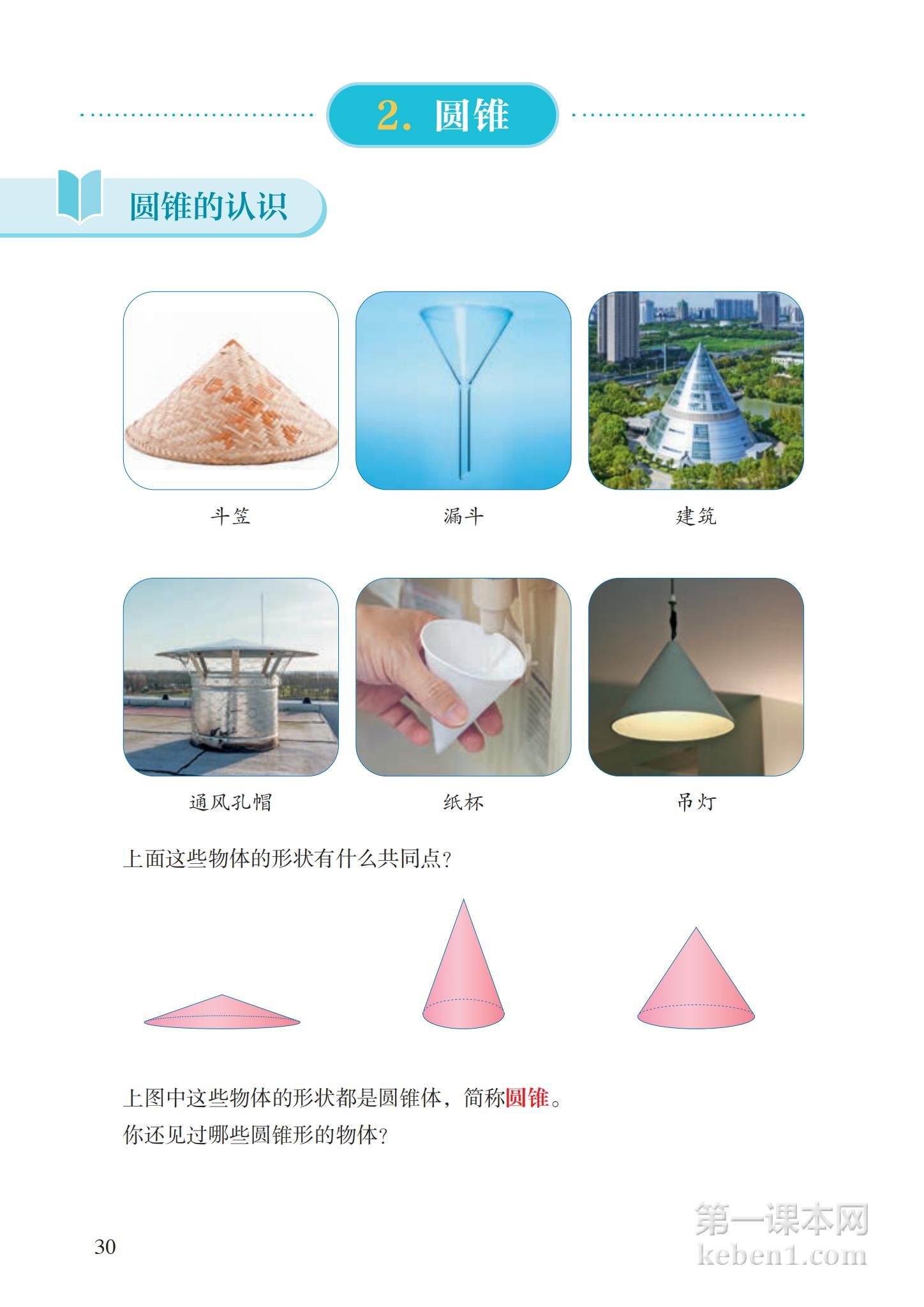 六年级人教版数学下册电子课本