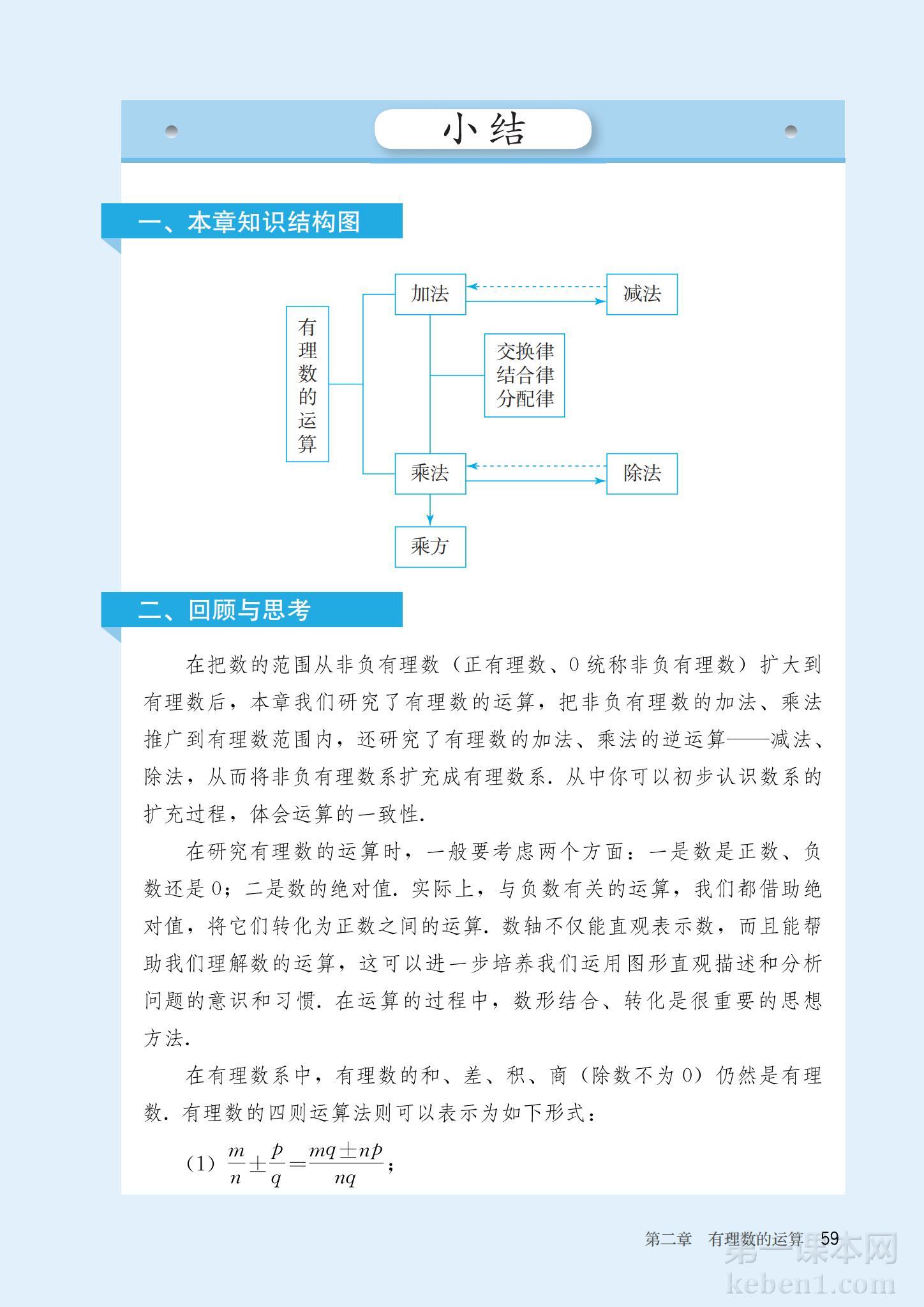 七年级人教版数学上册电子课本