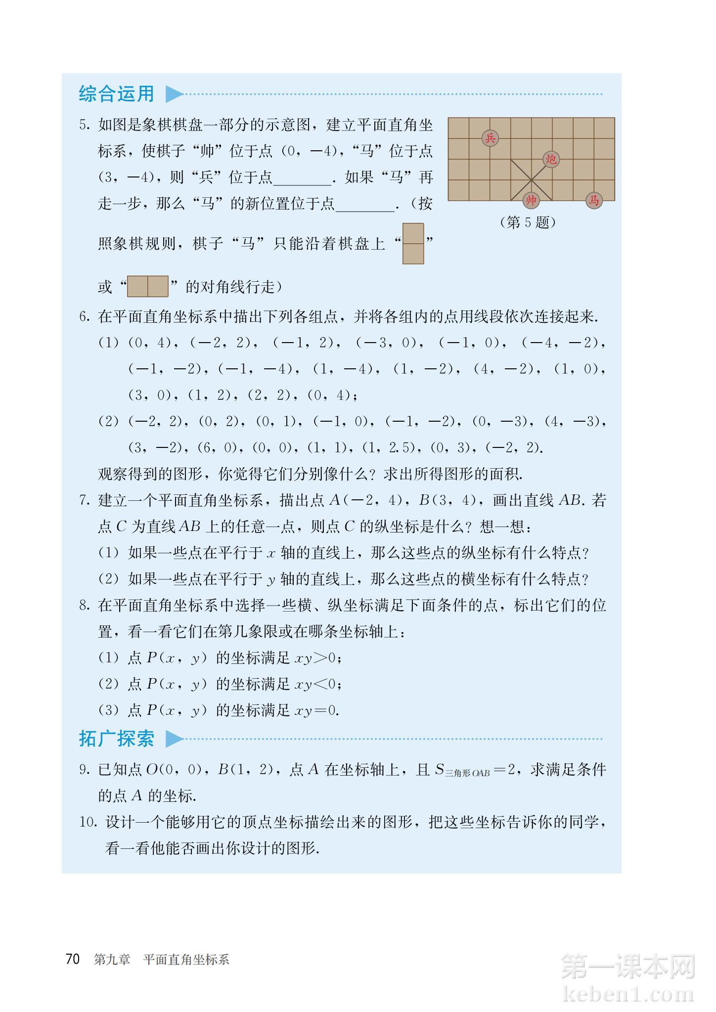 七年级人教版数学下册电子课本