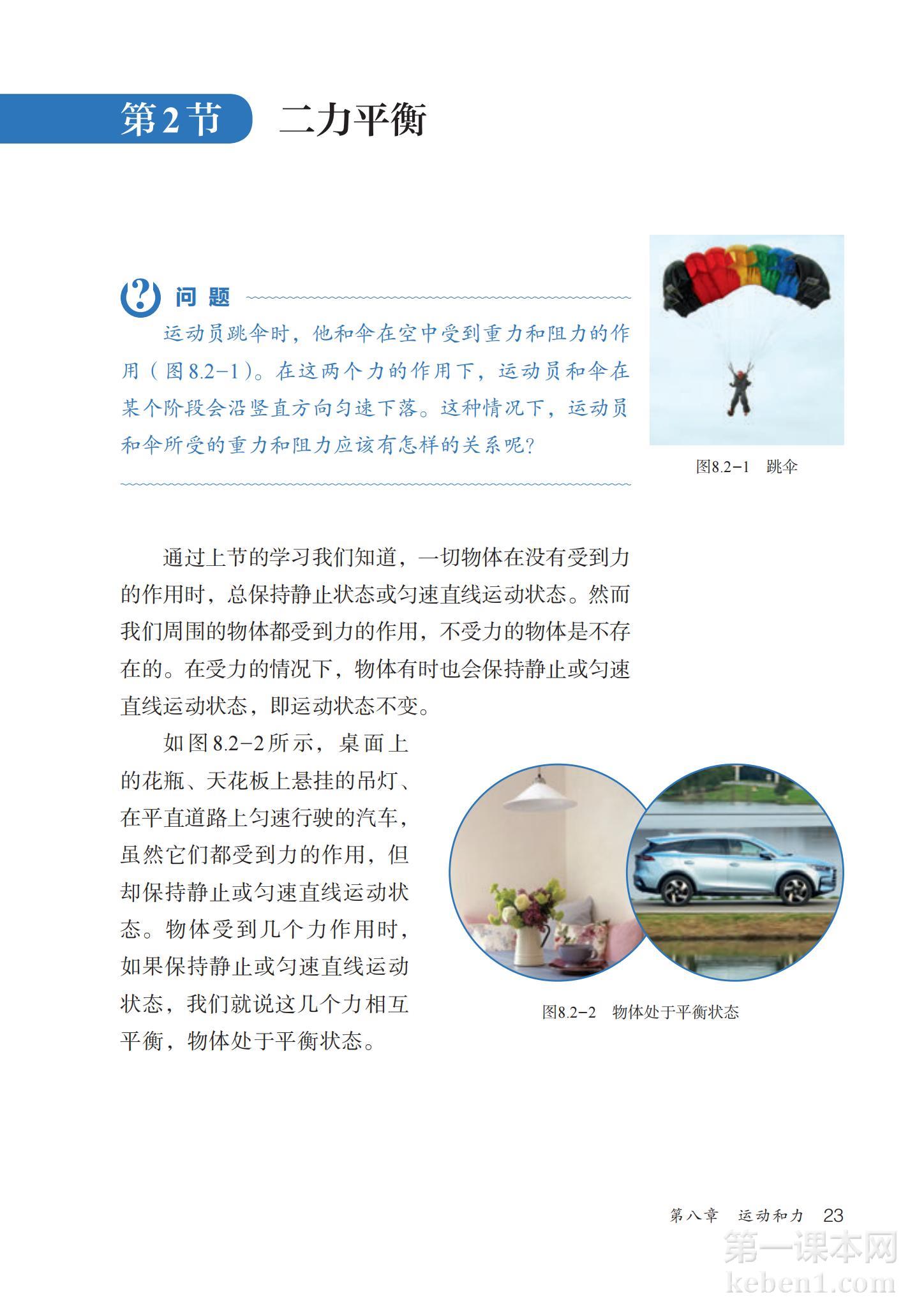 八年级物理下册人教版课本图片