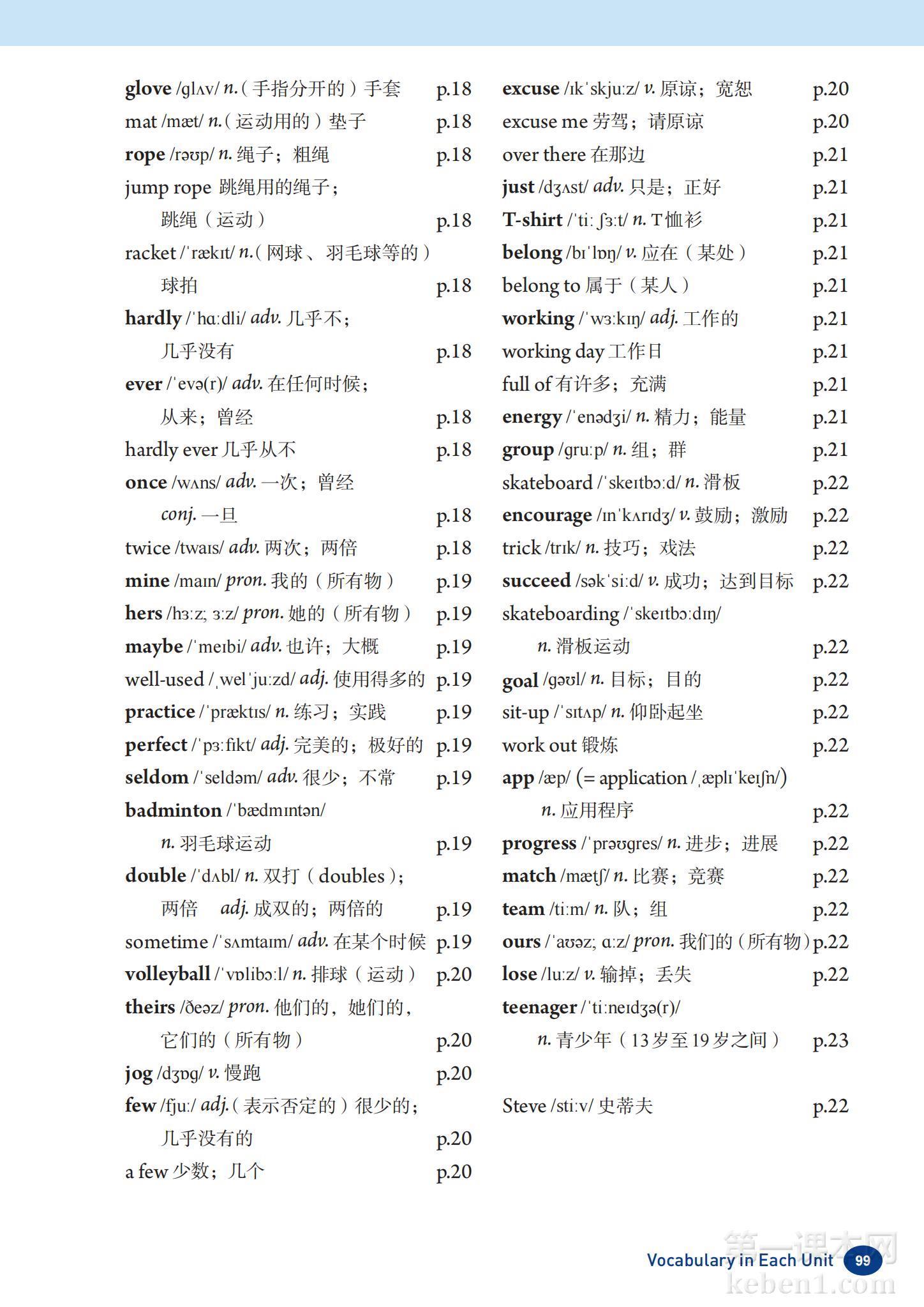 七年级人教版英语下册电子课本